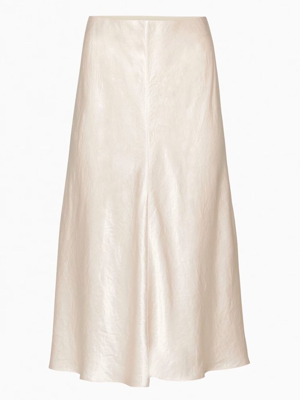 Babaton Aritzia Pieta Satin high-waisted midi slip skirt Denude 00 NWOT - Picture 2 of 8